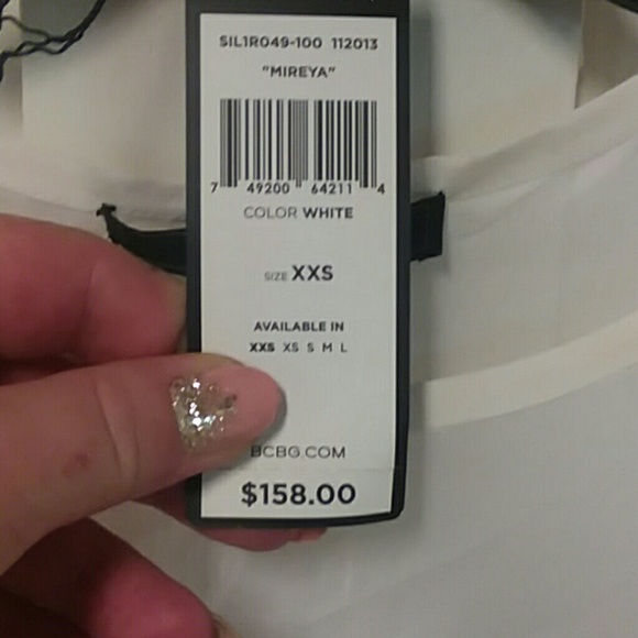 NEVER BEEN WORN BCBG MAXAZRIA see thru top - Picture 2 of 2